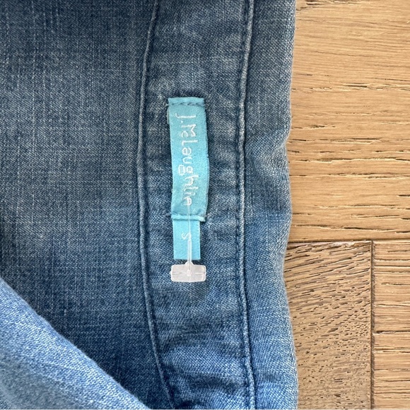 J.Mclaughlin Birdie Linen-Blend Blouse Small - Picture 3 of 5